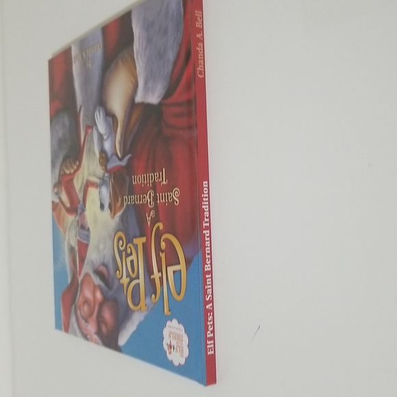 Elf Pets A St. Bernard Tradition Elf on the Shelf Book - Picture 4 of 13